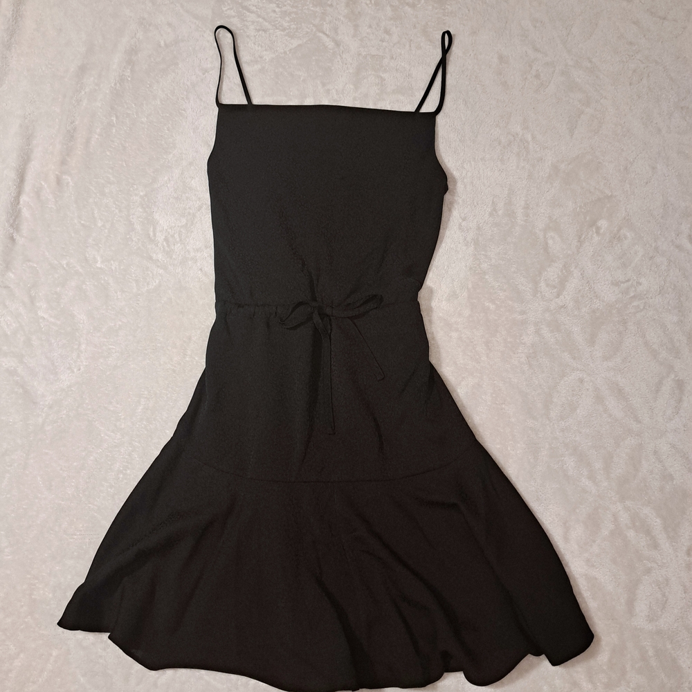 Express NWT Black Mini Dress with Spaghetti Straps